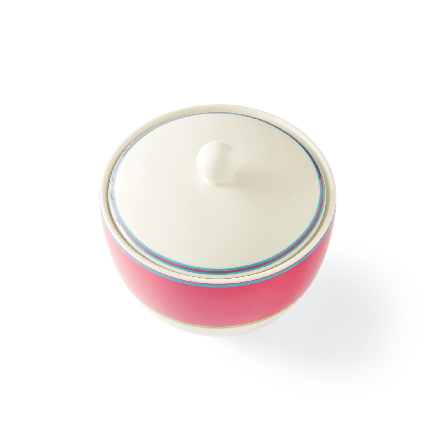 Kit Kemp Calypso Covered Sugar Bowl - Pink image number null